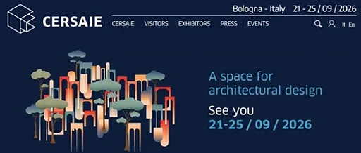 Cersaie 2026: il salone internazionale della ceramica a Bologna